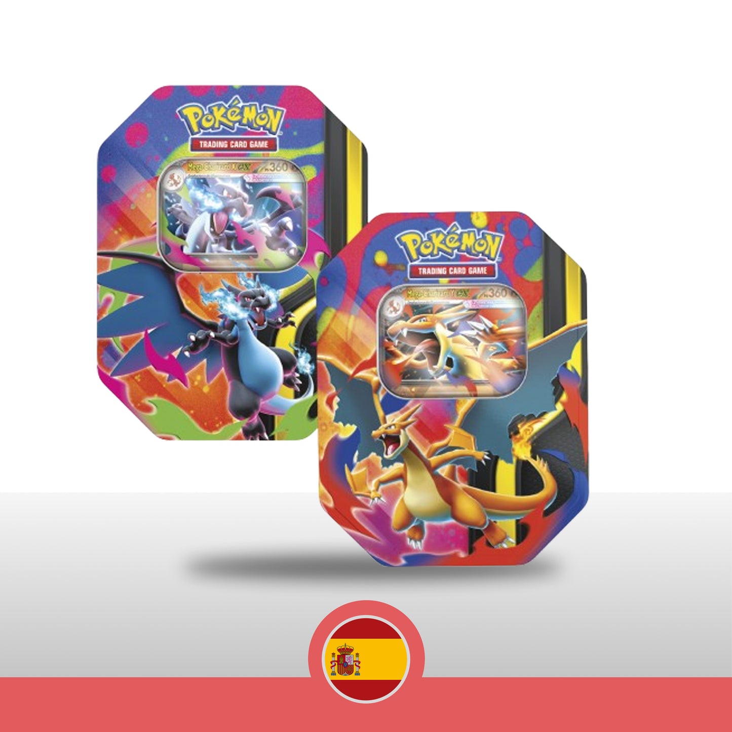 Lata Pokémon Mega Charizard X e Y - Español