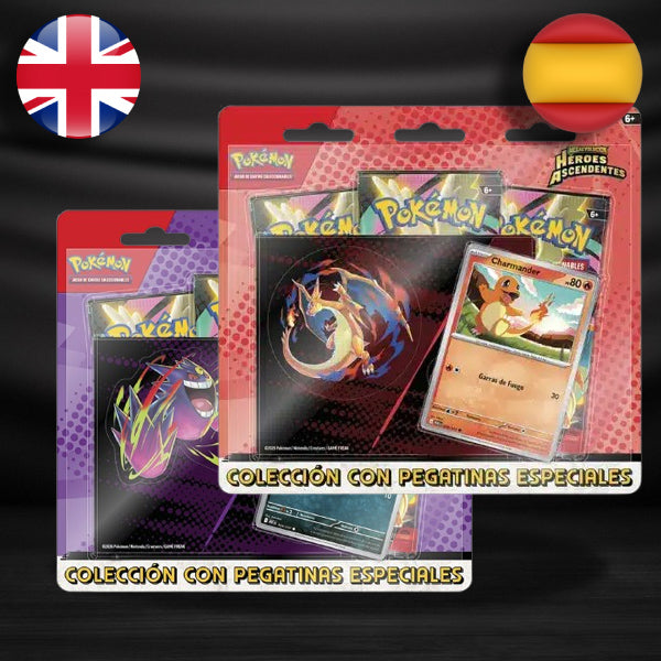 Tech Stickers Pokémon Héroes Ascendentes 3 sobres - Español