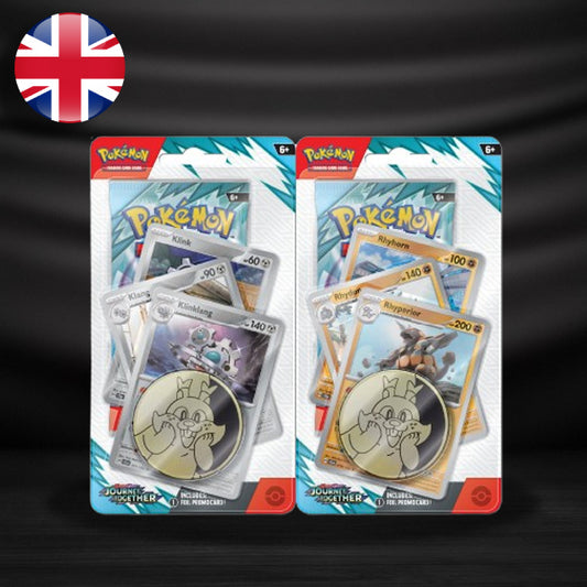 Blister Pack 1 Sobre Journey Together Rhyperior o Klinklang - Inglés