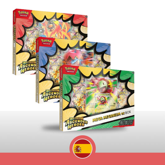 Cajas Mega EX Héroes Ascendentes - Español