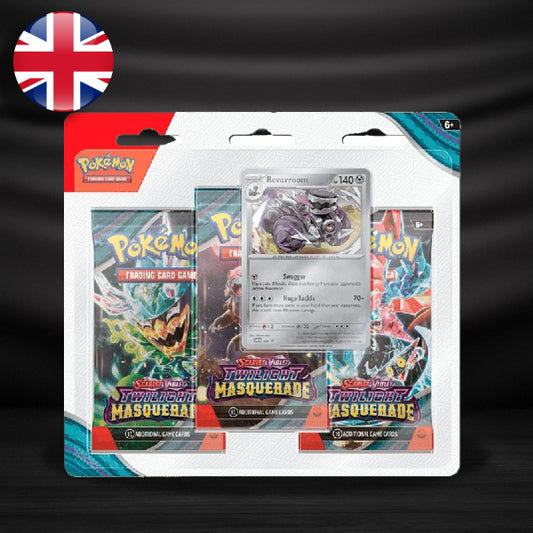 Blister Pack 3 Revavroom 3 sobres - Twilight Masquerade Inglés