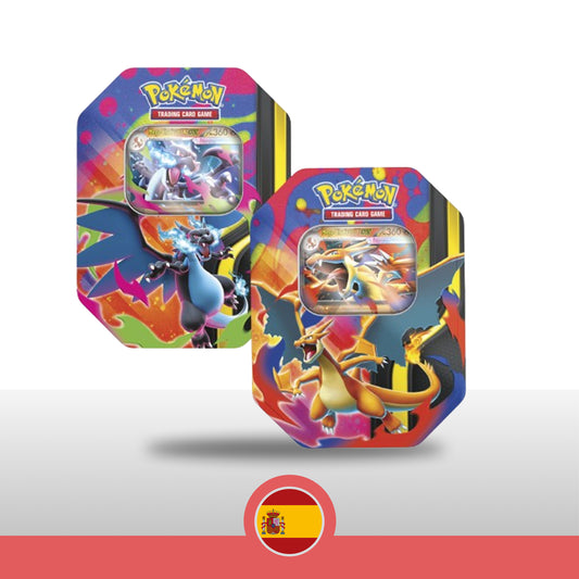 Lata Pokémon Mega Charizard X e Y - Español